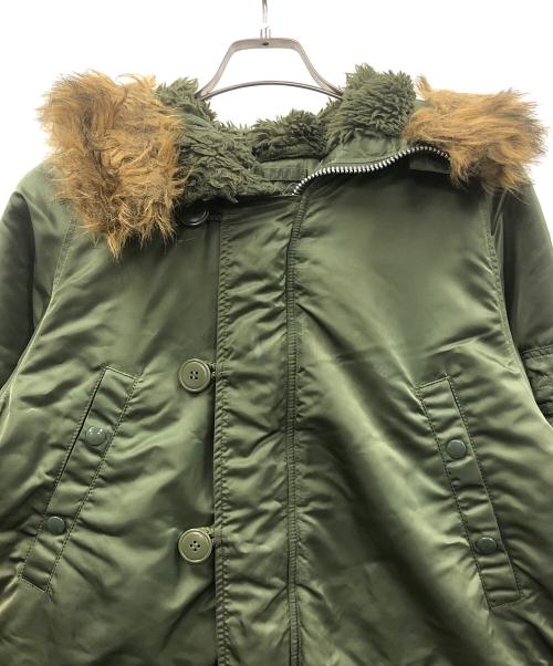 ALPHA（アルファ）ALPHA (アルファ) N-3Bタイプコート カーキ サイズ:Lの古着・服飾アイテム