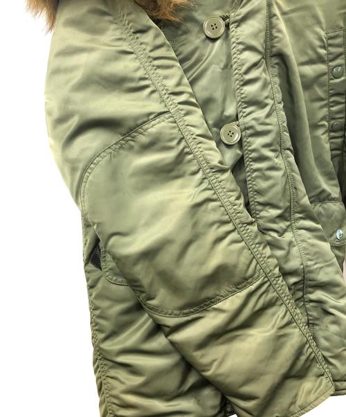 ALPHA（アルファ）ALPHA (アルファ) N-3Bタイプコート カーキ サイズ:Lの古着・服飾アイテム