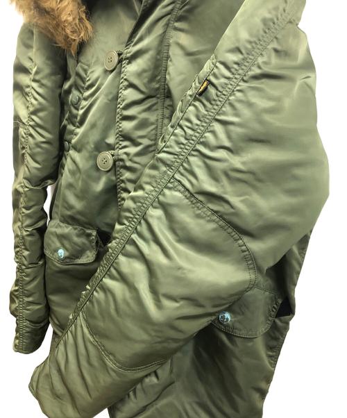 ALPHA（アルファ）ALPHA (アルファ) N-3Bタイプコート カーキ サイズ:Lの古着・服飾アイテム