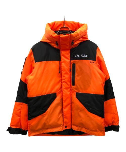 DUALISM（デュアリズム）DUALISM (デュアリズム) 中綿ジャケット REFLECT BATTING JACKET（リフレクト バッティング ジャケット） オレンジ×ブラック サイズ:Fの古着・服飾アイテム