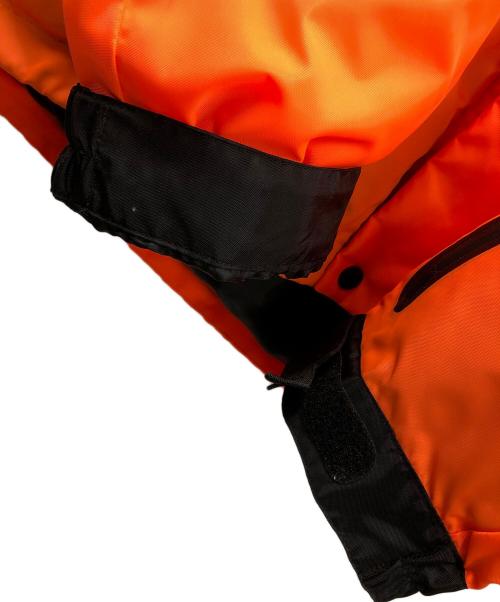 DUALISM（デュアリズム）DUALISM (デュアリズム) 中綿ジャケット REFLECT BATTING JACKET（リフレクト バッティング ジャケット） オレンジ×ブラック サイズ:Fの古着・服飾アイテム