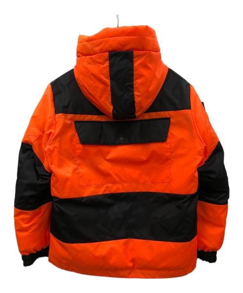 DUALISM（デュアリズム）DUALISM (デュアリズム) 中綿ジャケット REFLECT BATTING JACKET（リフレクト バッティング ジャケット） オレンジ×ブラック サイズ:Fの古着・服飾アイテム