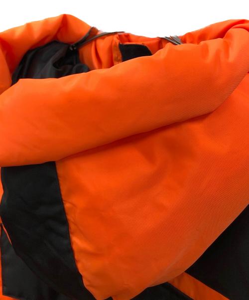 DUALISM（デュアリズム）DUALISM (デュアリズム) 中綿ジャケット REFLECT BATTING JACKET（リフレクト バッティング ジャケット） オレンジ×ブラック サイズ:Fの古着・服飾アイテム