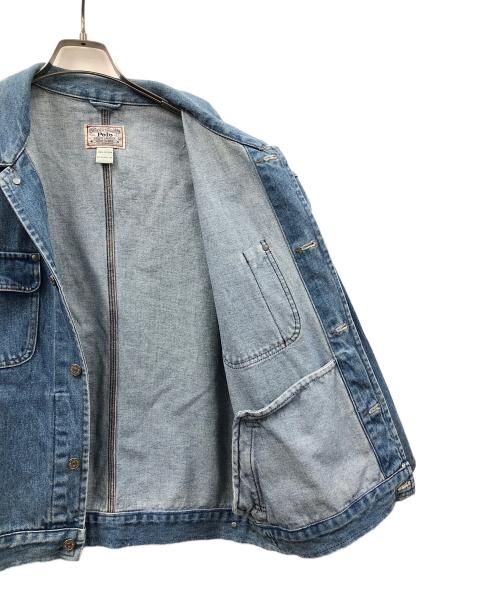 POLO RALPH LAUREN（ポロ・ラルフローレン）POLO RALPH LAUREN (ポロ・ラルフローレン) デニムジャケット ブルー サイズ:Mの古着・服飾アイテム