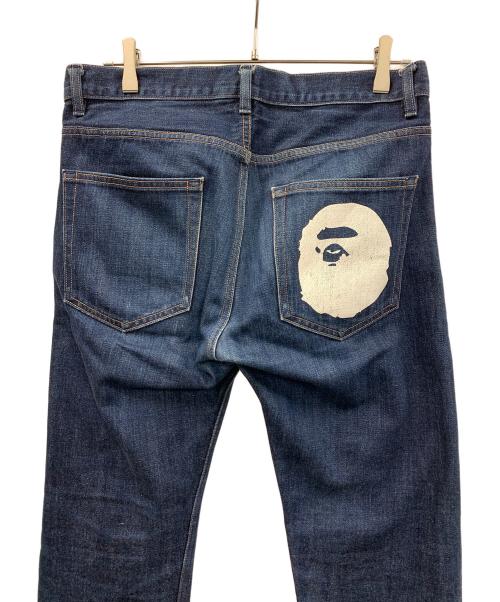 A BATHING APE（ア ベイシング エイプ）A BATHING APE (ア ベイシング エイプ) デニムパンツ ブルー サイズ:Mの古着・服飾アイテム
