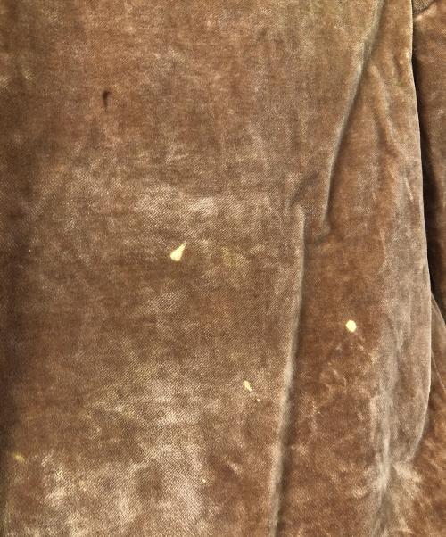 SUPREME（シュプリーム）SUPREME (シュプリーム) ベロアワークパンツ Velvet Trouser(ベルベットトラウザー) ブラウン サイズ:36の古着・服飾アイテム