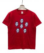 TRUSSトラス）の古着「Araki 24ss SINREI Tシャツ（アラキ 24ss シンレイ ティーシャツ）」｜レッド