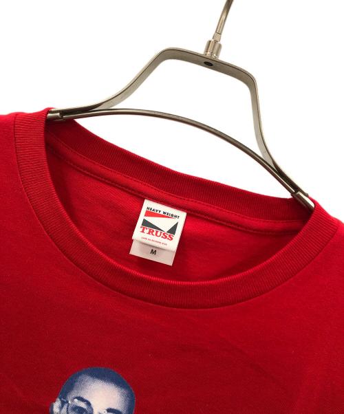 TRUSS（トラス）TRUSS (トラス) Araki 24ss SINREI Tシャツ（アラキ 24ss シンレイ ティーシャツ） レッド サイズ:Mの古着・服飾アイテム