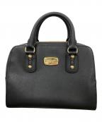 MICHAEL KORSマイケル・コース）の古着「2WAYバッグ ハンドバッグ ショルダーバッグ サフィアーノ スモール サッチェル」｜ブラック