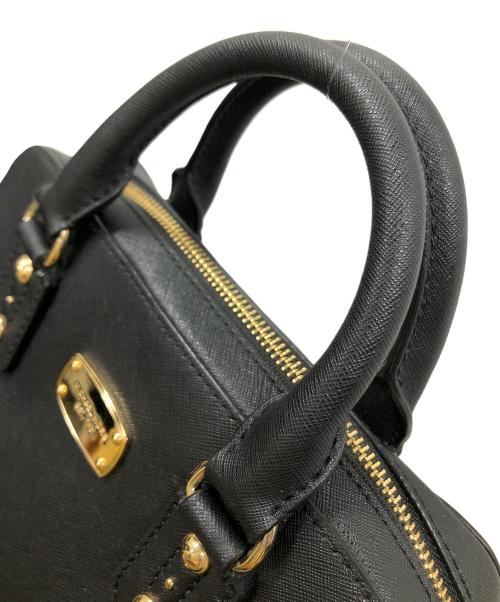 MICHAEL KORS（マイケル・コース）MICHAEL KORS (マイケル・コース) 2WAYバッグ ハンドバッグ ショルダーバッグ サフィアーノ スモール サッチェル ブラック サイズ:実寸サイズにてご確認ください。の古着・服飾アイテム