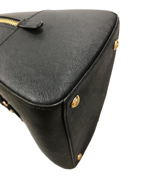 MICHAEL KORS（マイケル・コース）MICHAEL KORS (マイケル・コース) 2WAYバッグ ハンドバッグ ショルダーバッグ サフィアーノ スモール サッチェル ブラック サイズ:実寸サイズにてご確認ください。の古着・服飾アイテム