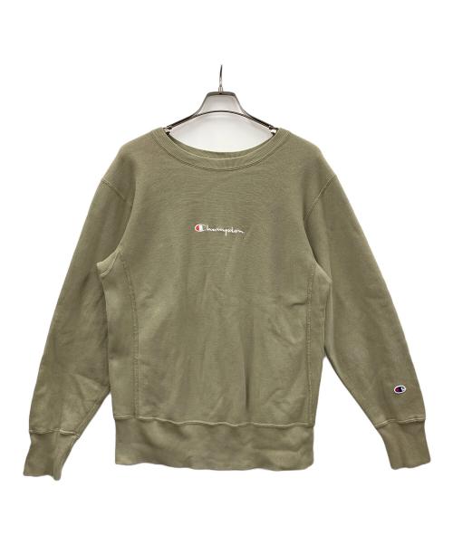 Champion REVERSE WEAVE（チャンピオン リバース ウィーブ）Champion REVERSE WEAVE (チャンピオン リバース ウィーブ) リバースウィーブスウェット オリーブ サイズ:Lの古着・服飾アイテム