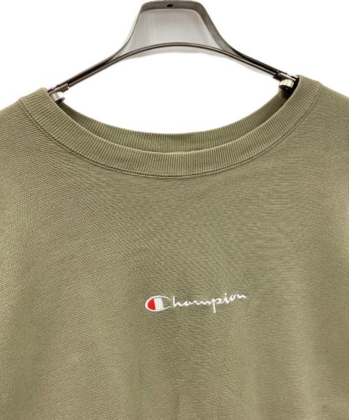 Champion REVERSE WEAVE（チャンピオン リバース ウィーブ）Champion REVERSE WEAVE (チャンピオン リバース ウィーブ) リバースウィーブスウェット オリーブ サイズ:Lの古着・服飾アイテム