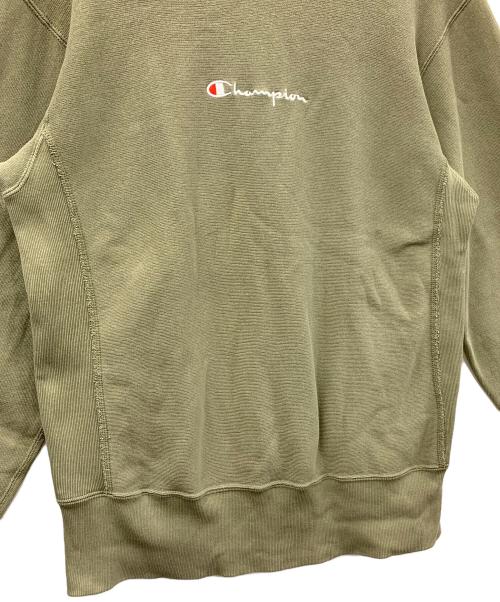 Champion REVERSE WEAVE（チャンピオン リバース ウィーブ）Champion REVERSE WEAVE (チャンピオン リバース ウィーブ) リバースウィーブスウェット オリーブ サイズ:Lの古着・服飾アイテム
