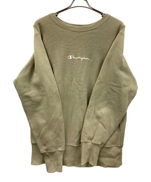 Champion REVERSE WEAVE（チャンピオン リバース ウィーブ）Champion REVERSE WEAVE (チャンピオン リバース ウィーブ) リバースウィーブスウェット オリーブ サイズ:Lの古着・服飾アイテム