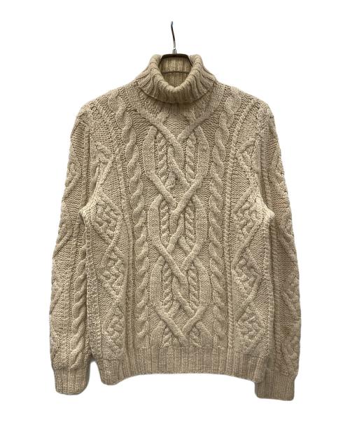 RALPH LAUREN（ラルフローレン）RALPH LAUREN (ラルフローレン) ケーブルニット ベージュ サイズ:Sの古着・服飾アイテム