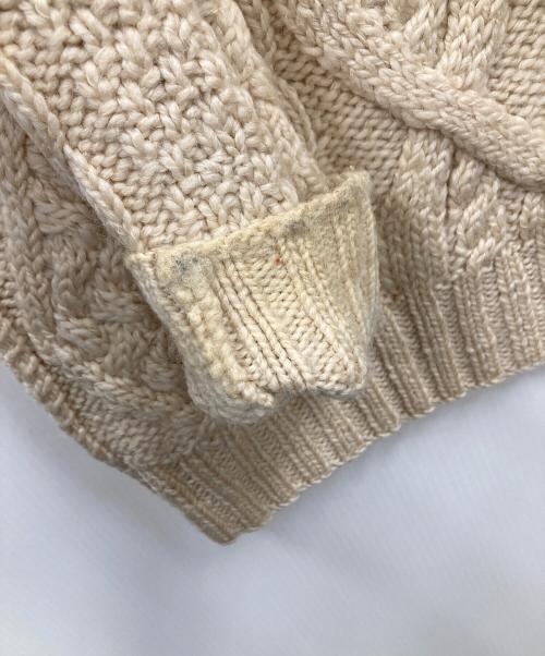 RALPH LAUREN（ラルフローレン）RALPH LAUREN (ラルフローレン) ケーブルニット ベージュ サイズ:Sの古着・服飾アイテム