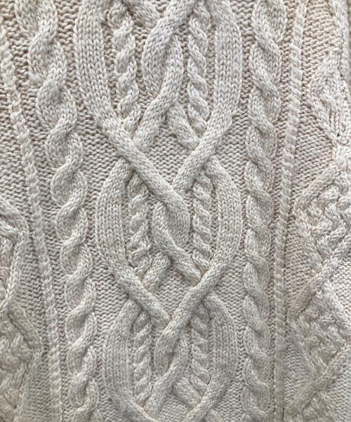 RALPH LAUREN（ラルフローレン）RALPH LAUREN (ラルフローレン) ケーブルニット ベージュ サイズ:Sの古着・服飾アイテム