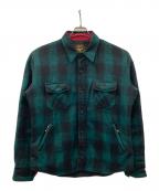 SKULLFLIGHTスカルフライト）の古着「ウールジャケット」｜グリーン×ブラック