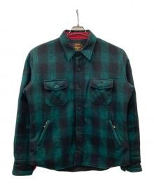 SKULLFLIGHT（スカルフライト）の古着「ウールジャケット」｜グリーン×ブラック