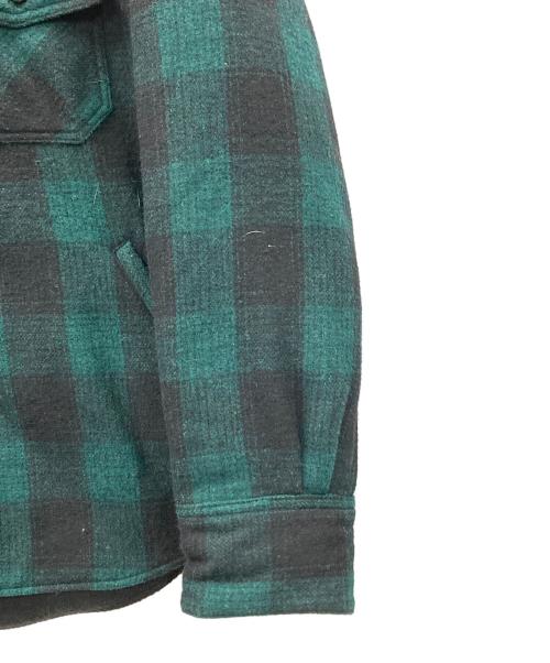 SKULLFLIGHT（スカルフライト）SKULLFLIGHT (スカルフライト) ウールジャケット グリーン×ブラック サイズ:XLの古着・服飾アイテム