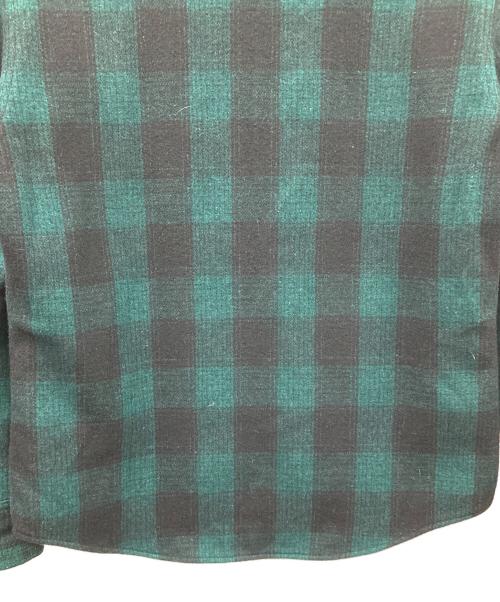 SKULLFLIGHT（スカルフライト）SKULLFLIGHT (スカルフライト) ウールジャケット グリーン×ブラック サイズ:XLの古着・服飾アイテム