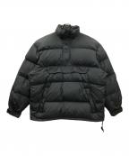 Wood'sウッズ）の古着「プルオーバーダウンジャケット」｜ブラック