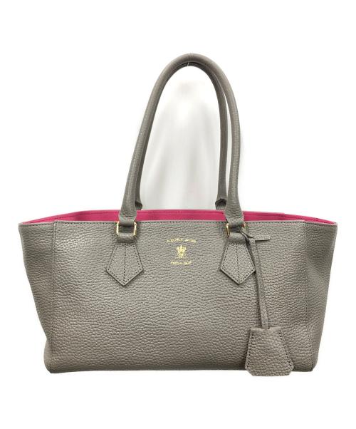 A.D.M.J.（エーディーエムジェイ）A.D.M.J. (エーディーエムジェイ) トートバッグ グレー サイズ:実寸サイズにてご確認下さい。の古着・服飾アイテム