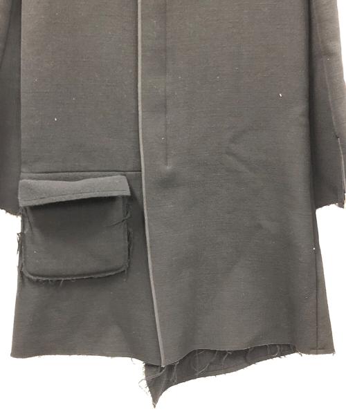 YOHJI YAMAMOTO（ヨウジヤマモト）YOHJI YAMAMOTO (ヨウジヤマモト) ロングコート ブラック サイズ:実寸サイズにてご確認ください。の古着・服飾アイテム