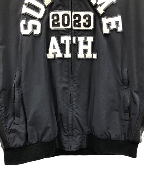 SUPREME（シュプリーム）SUPREME (シュプリーム) ナイロンジャケット  ブラック サイズ:Applique Hooded TrackJacket (アップリケフーデッドトラックジャケット)の古着・服飾アイテム