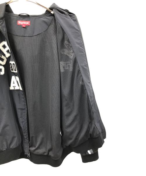 SUPREME（シュプリーム）SUPREME (シュプリーム) ナイロンジャケット  ブラック サイズ:Applique Hooded TrackJacket (アップリケフーデッドトラックジャケット)の古着・服飾アイテム