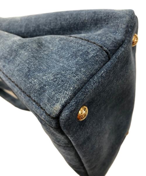 PRADA（プラダ）PRADA (プラダ) 2WAYバッグ トートバッグ ショルダーバッグ CANAPA（カナパ） インディゴ サイズ:実寸サイズにてご確認ください。の古着・服飾アイテム