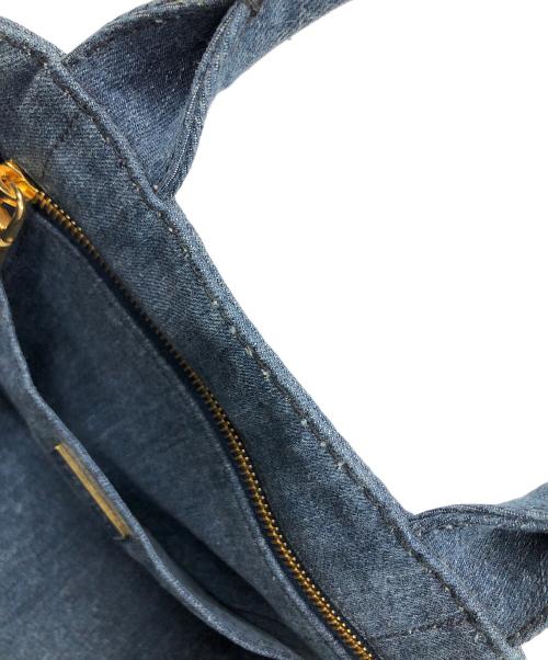 PRADA（プラダ）PRADA (プラダ) 2WAYバッグ トートバッグ ショルダーバッグ CANAPA（カナパ） インディゴ サイズ:実寸サイズにてご確認ください。の古着・服飾アイテム