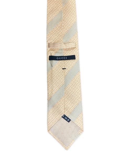 GUCCI（グッチ）GUCCI (グッチ) ネクタイ ベージュ サイズ:実寸サイズにご確認ください。の古着・服飾アイテム