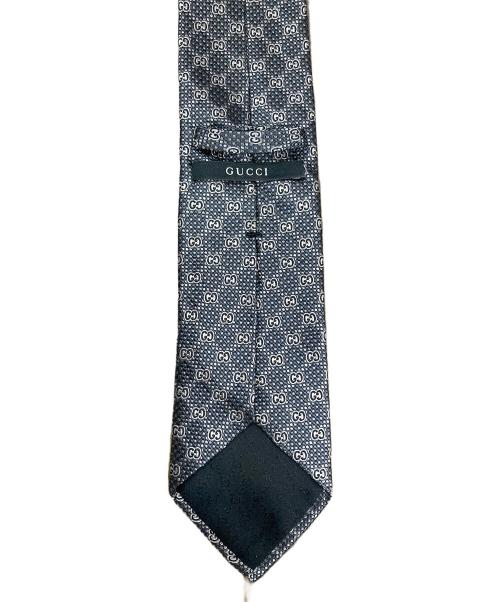 GUCCI（グッチ）GUCCI (グッチ) ネクタイ GG ブラック サイズ:実寸サイズにご確認ください。の古着・服飾アイテム