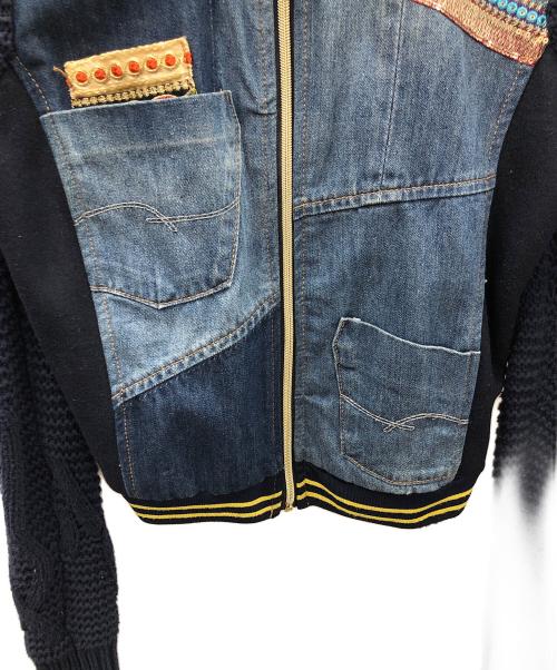 Desigual（デシグアル）Desigual (デシグアル) デニムジャケット Xotic Laudio Woman Denim Jacket ブルー サイズ:EUR36の古着・服飾アイテム