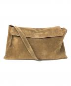 CANAL JEAN diggityキャナル ジーン ディギティ）の古着「スエードフラップショルダーバッグ」｜ブラウン