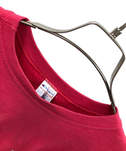 Champion（チャンピオン）Champion (チャンピオン) 90s リバースウィーブスウェット ショッキングピンク サイズ:X-LARGEの古着・服飾アイテム