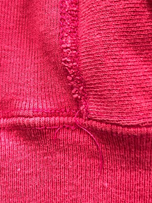 Champion（チャンピオン）Champion (チャンピオン) 90s リバースウィーブスウェット ピンク サイズ:X-LARGEの古着・服飾アイテム