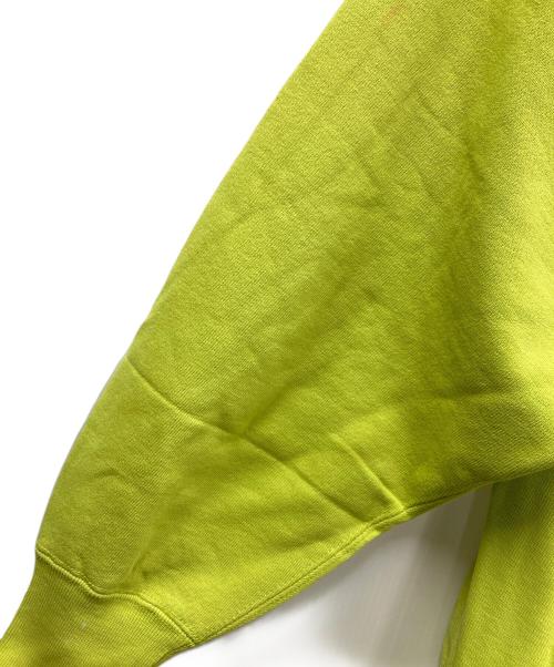 Champion（チャンピオン）Champion (チャンピオン) 90s リバースウィーブスウェット 黄緑 サイズ:XLの古着・服飾アイテム