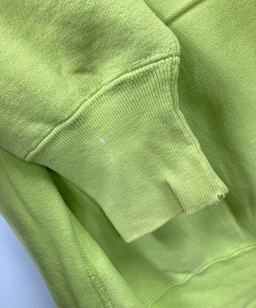 Champion（チャンピオン）Champion (チャンピオン) 90s リバースウィーブスウェット 黄緑 サイズ:XLの古着・服飾アイテム