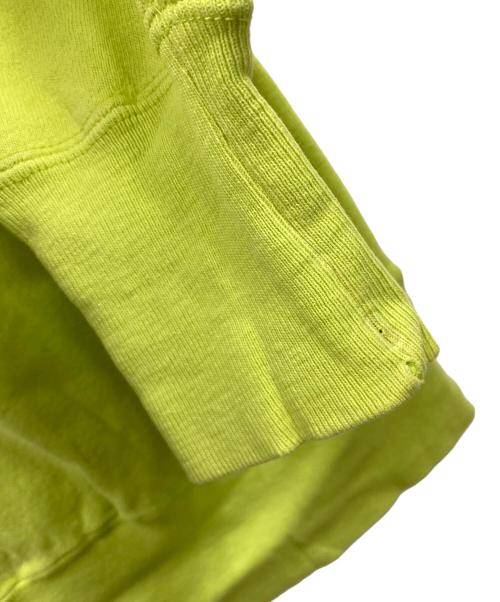 Champion（チャンピオン）Champion (チャンピオン) 90s リバースウィーブスウェット 黄緑 サイズ:XLの古着・服飾アイテム