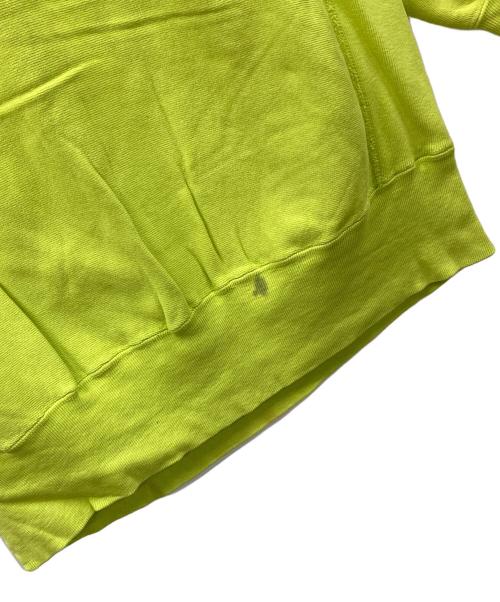 Champion（チャンピオン）Champion (チャンピオン) 90s リバースウィーブスウェット 黄緑 サイズ:XLの古着・服飾アイテム