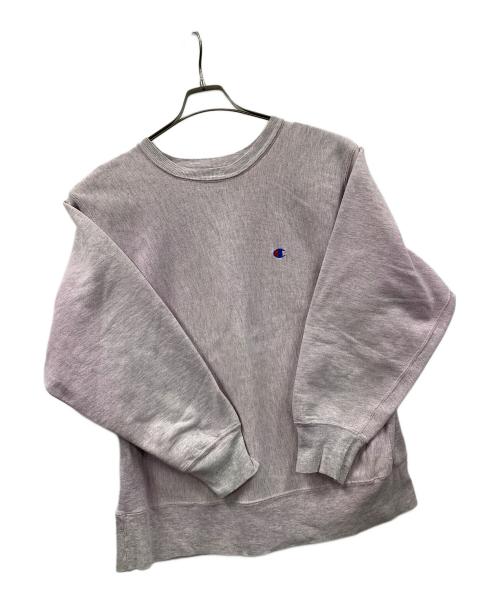 Champion（チャンピオン）Champion (チャンピオン) 80s リバースウィーブスウェット ピンク×グレー サイズ:Lの古着・服飾アイテム