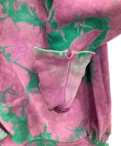 Champion（チャンピオン）Champion (チャンピオン) 90s リバースウィーブスウェット パープル×グリーン サイズ:XLの古着・服飾アイテム