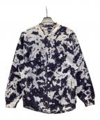 Championチャンピオン）の古着「90s スウェットカーディガン スナップボタン」｜ホワイト×パープル