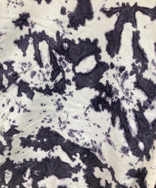 Champion（チャンピオン）Champion (チャンピオン) 90s スウェットカーディガン スナップボタン ホワイト×パープル サイズ:Lの古着・服飾アイテム