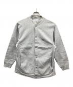 Championチャンピオン）の古着「90s スウェットカーディガン スナップボタン」｜グレー