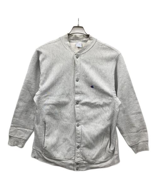 Champion（チャンピオン）Champion (チャンピオン) 90s スウェットカーディガン スナップボタン グレー サイズ:X-LARGEの古着・服飾アイテム