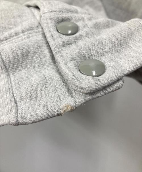 Champion（チャンピオン）Champion (チャンピオン) 90s スウェットカーディガン リバースウィーブ グレー サイズ:Mの古着・服飾アイテム